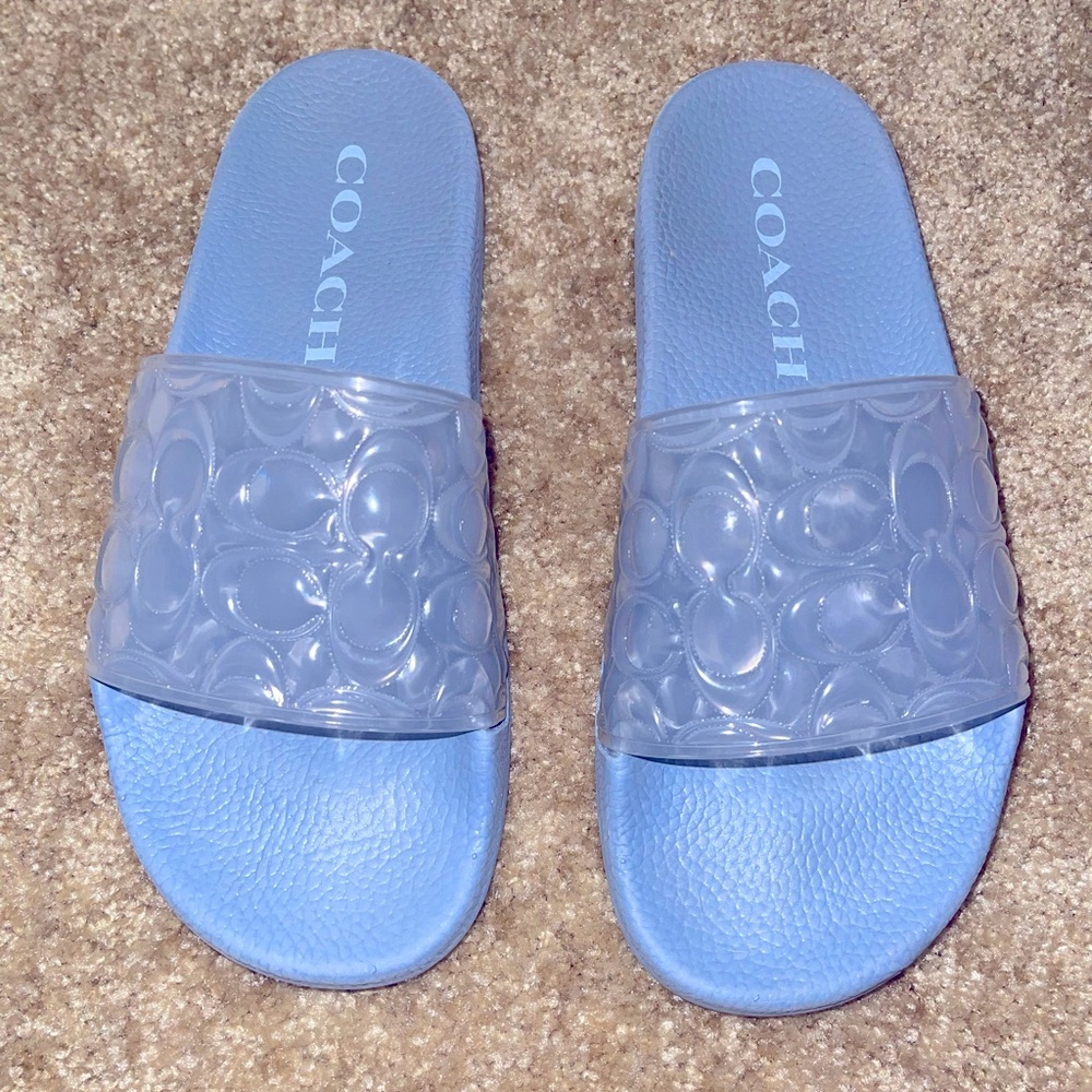 Coach Blue Sandals